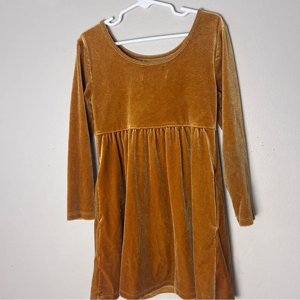 Old Navy Brown A-Line Long Sleeve Dress
